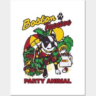 Boston Terrier, The Original Party Animal Posters and Art